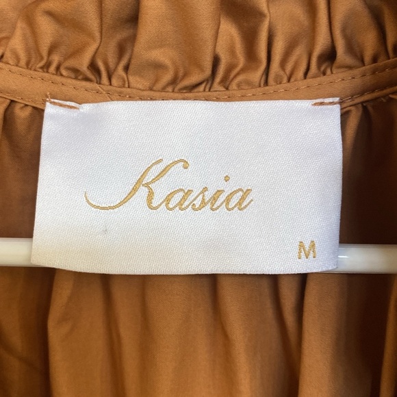 Kaisa Tiered Ruffle Trim Cotton Poplin Mini Dress - Picture 4 of 4